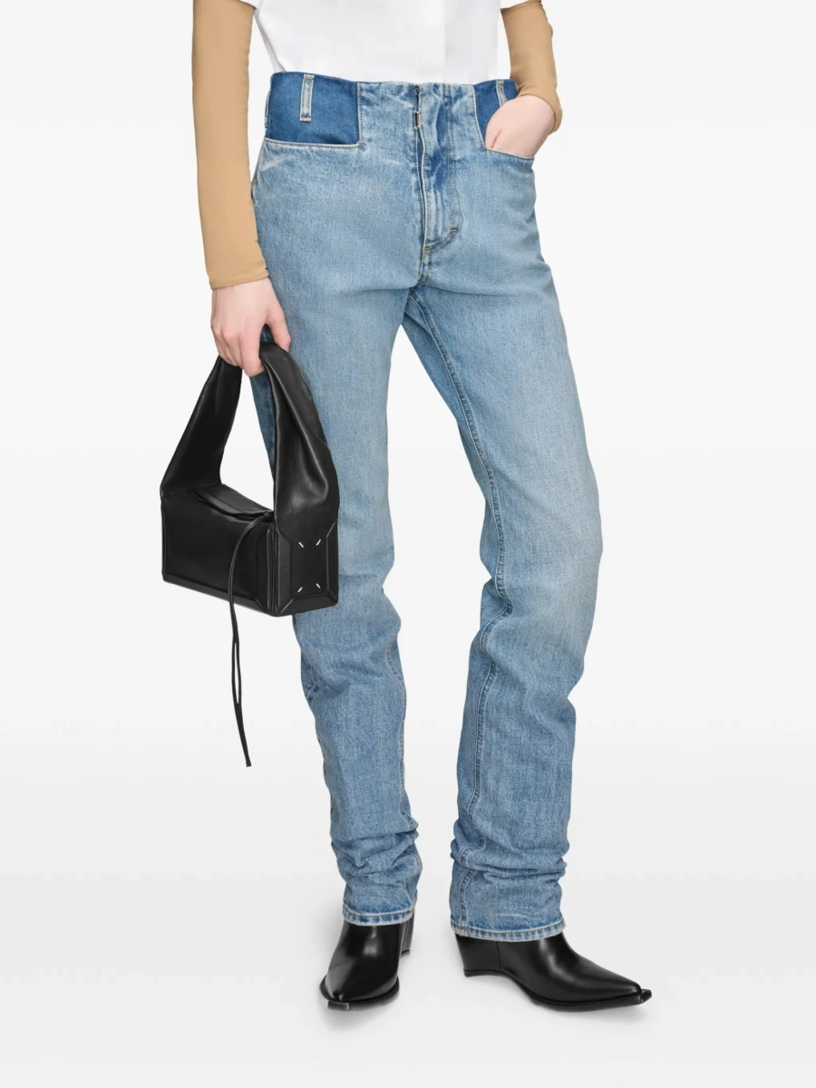 Geanta de mana Maison Margiela neagra din piele - Img 3