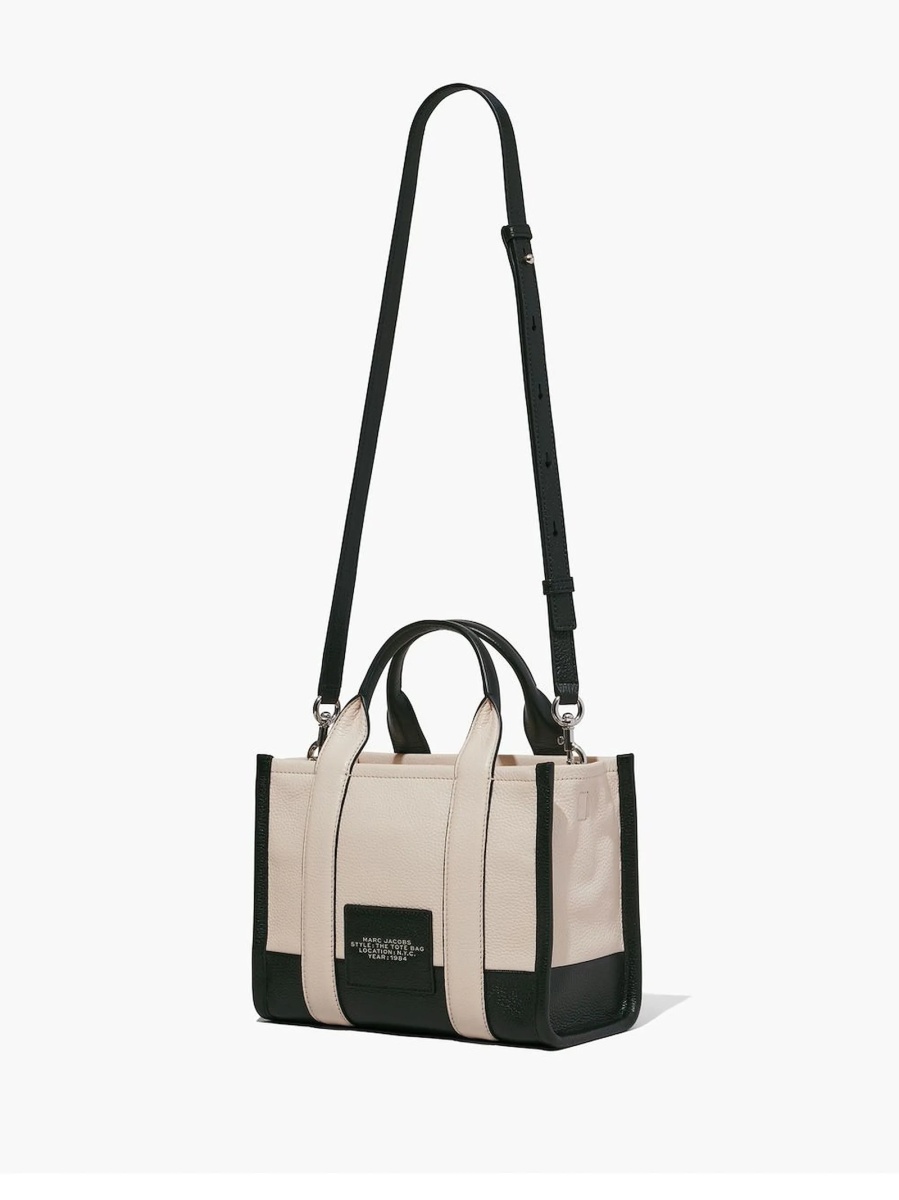 Geanta de mana Marc Jacobs neutra din piele - Img 5