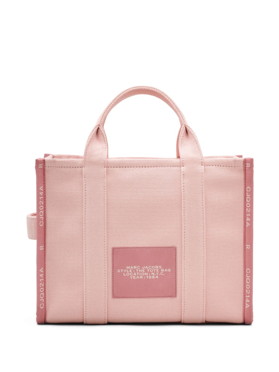 Geanta de mana Marc Jacobs roz din bumbac si polyester - Img 2