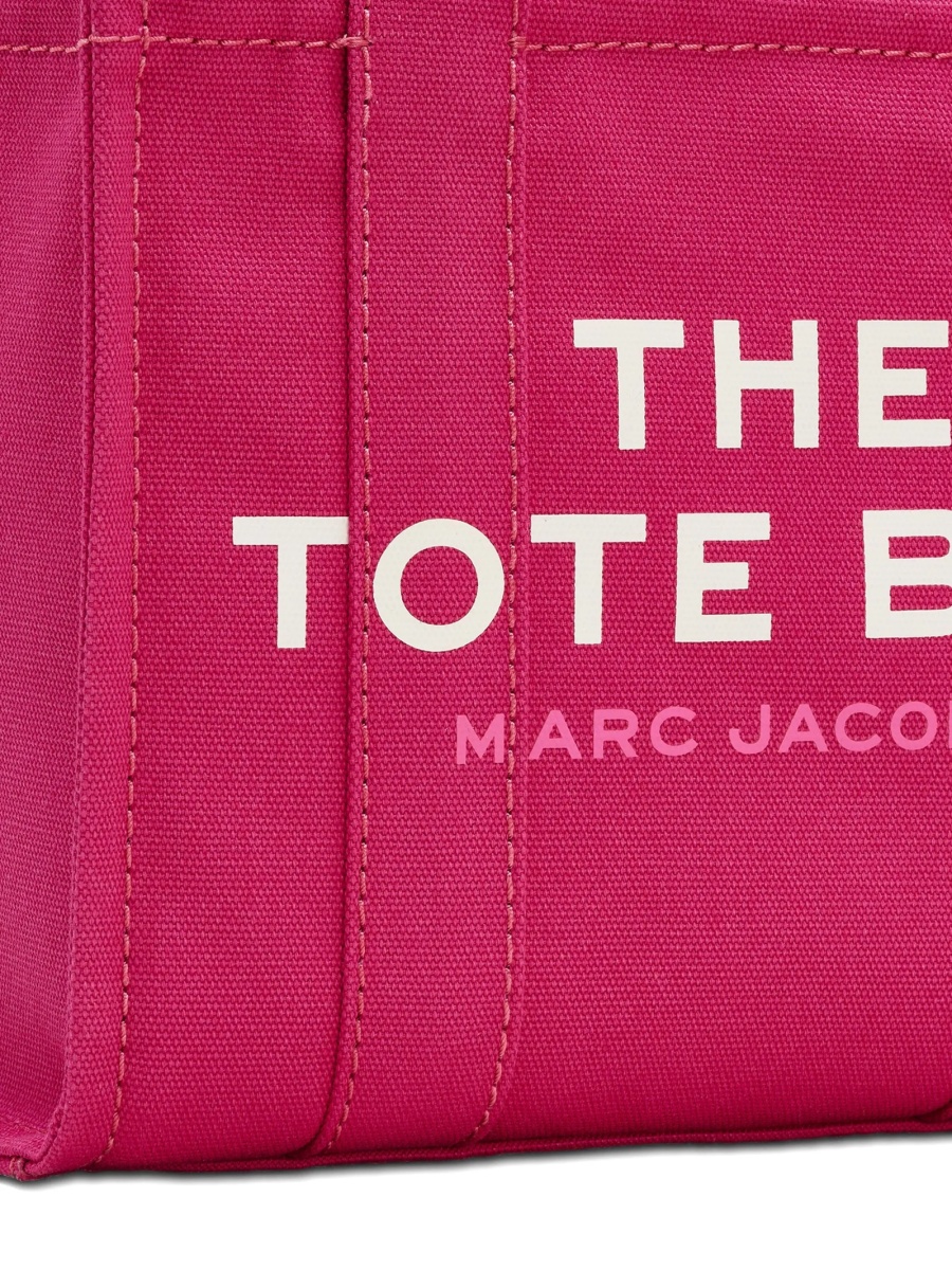Geanta de mana Marc Jacobs roz din bumbac - Img 4
