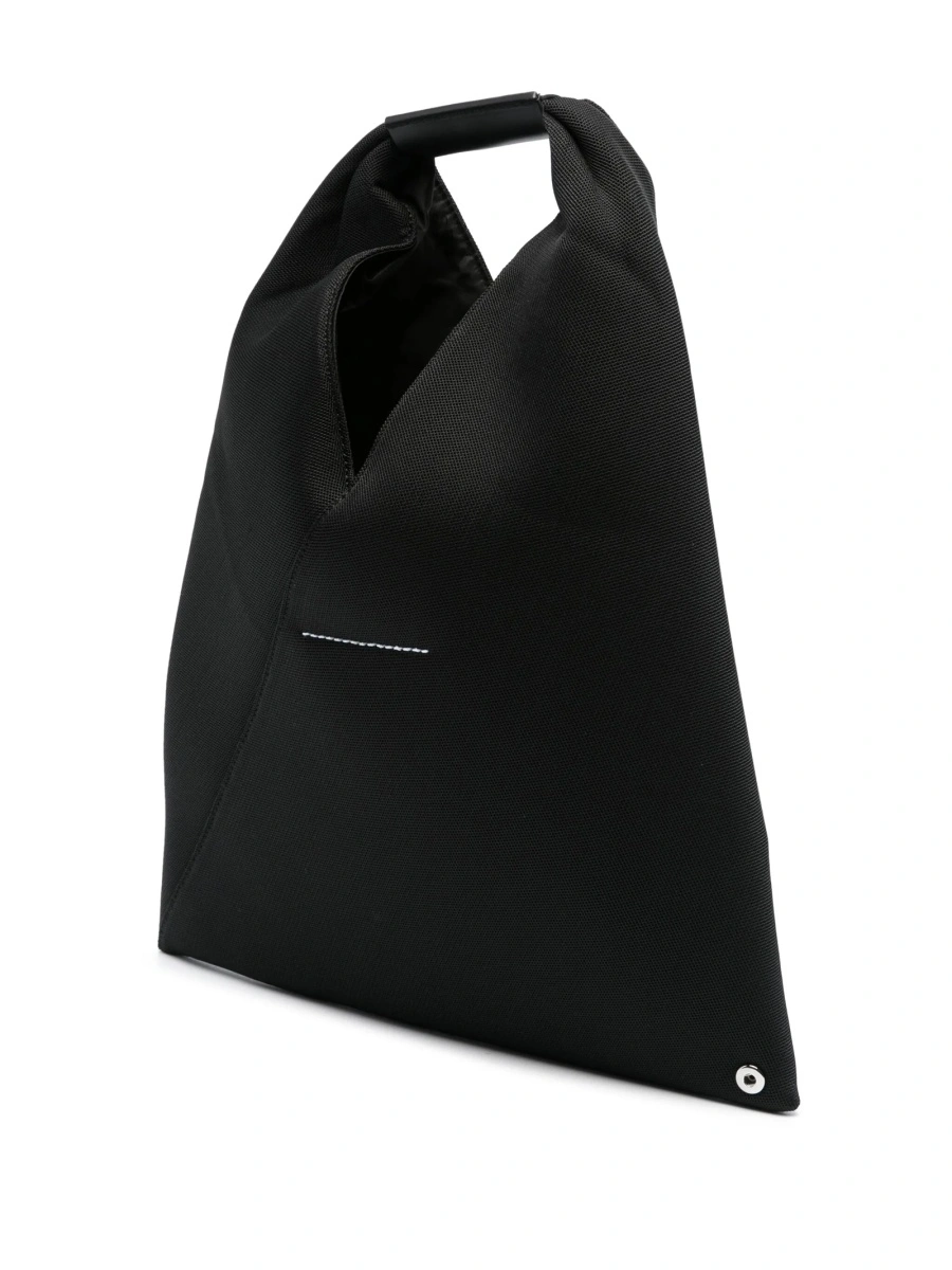 Geanta de mana MM6 Maison Margiela neagra din polyester - Img 3