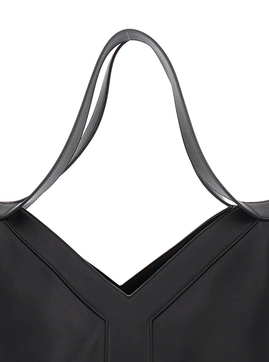 Geanta de mana Saint Laurent neagra din piele - Img 3
