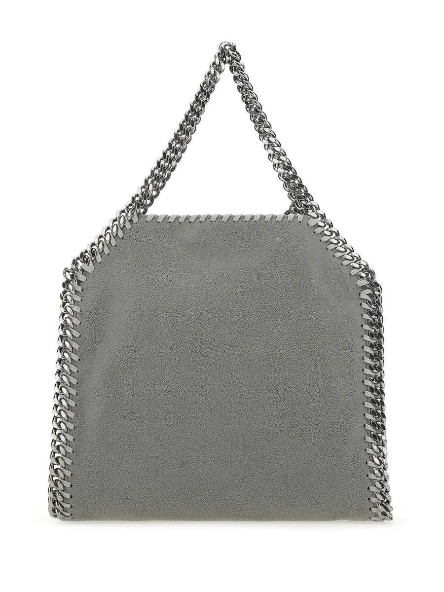 Geanta de mana Stella McCartney falabella gri din poliester reciclat si polyester - Img 2