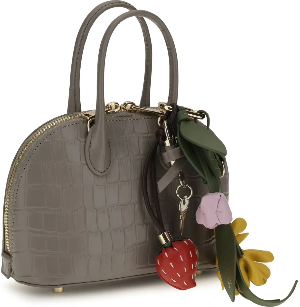 Geanta de mana Toast crocodile-effect leather Handbag - Img 2