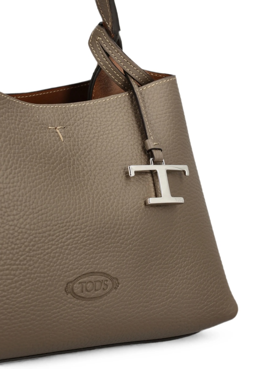 Geanta de mana TOD'S gri din piele - Img 4