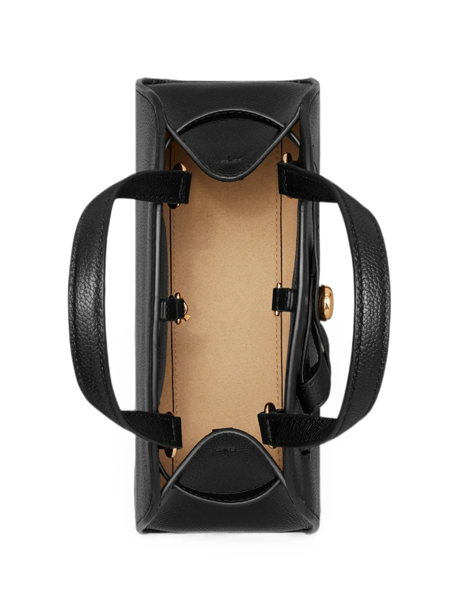 Geanta de mana Tory Burch neagra din piele - Img 3