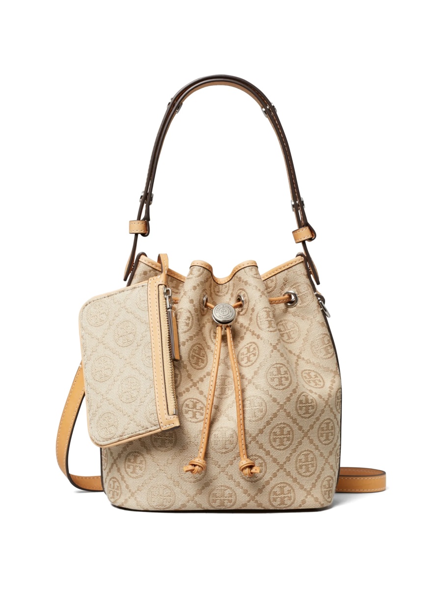 Geanta de mana Tory Burch neutra din bumbac si polyester - Img 5