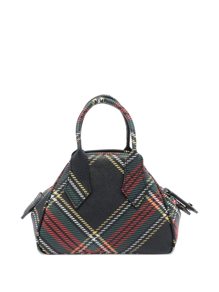 Geanta de mana Vivienne Westwood rosie din bumbac si poliuretan - Img 2