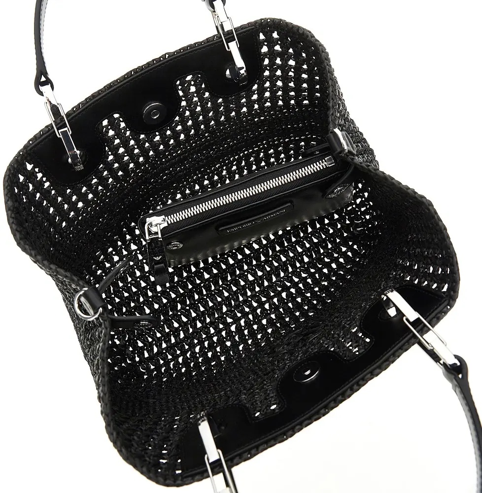 Geanta de mana Woven raffia small MyEA Bag - Img 3