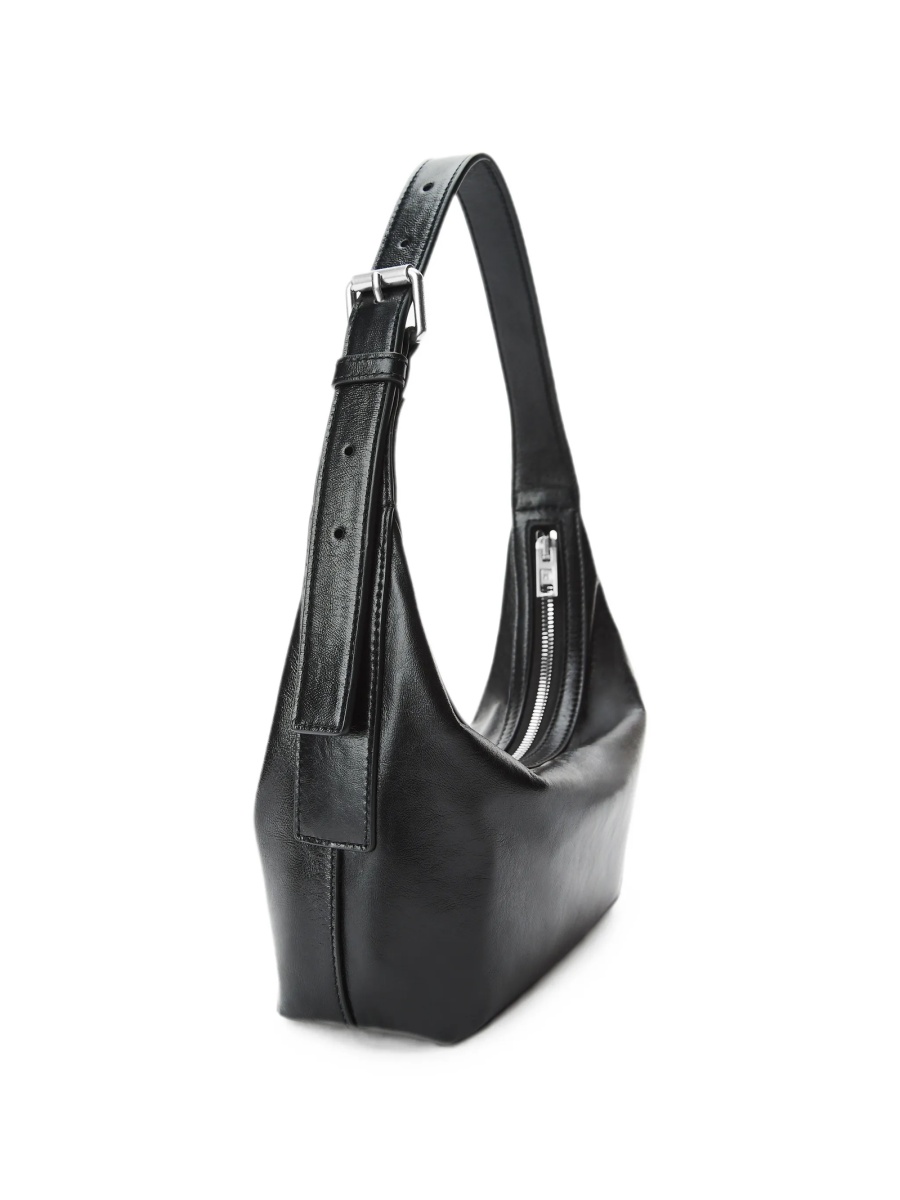 Geanta de umar Alexander Wang neagra din piele - Img 2