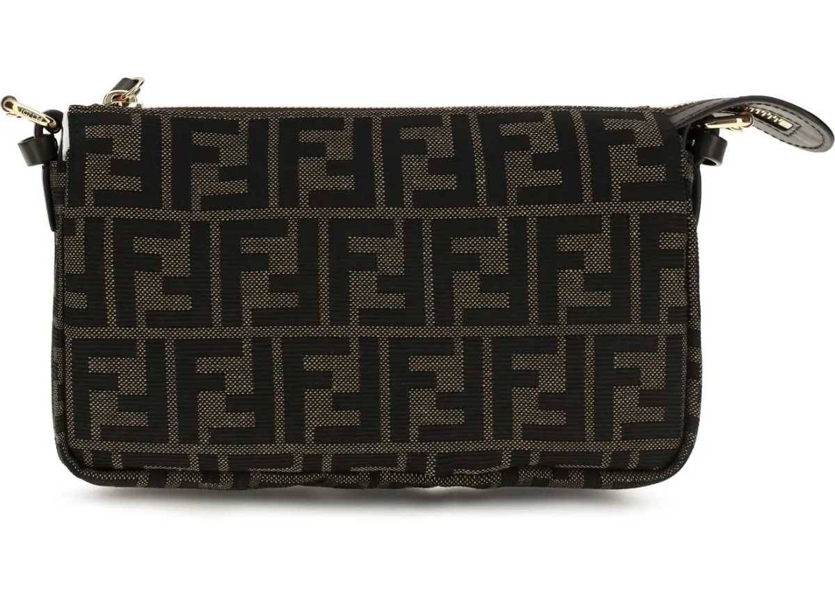 Geanta de umar All-over monogram jacquard Shoulder Bag - Img 2