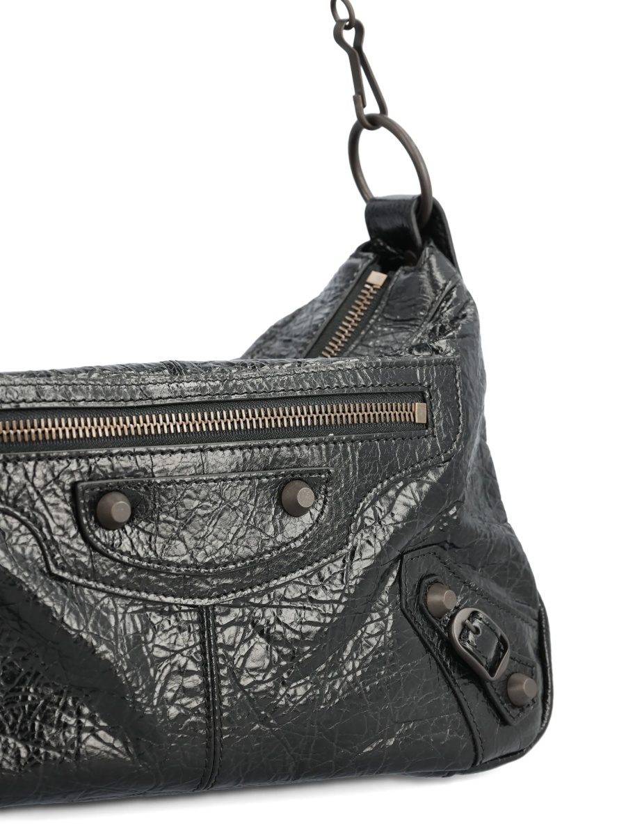 Geanta de umar Balenciaga neagra din piele - Img 4