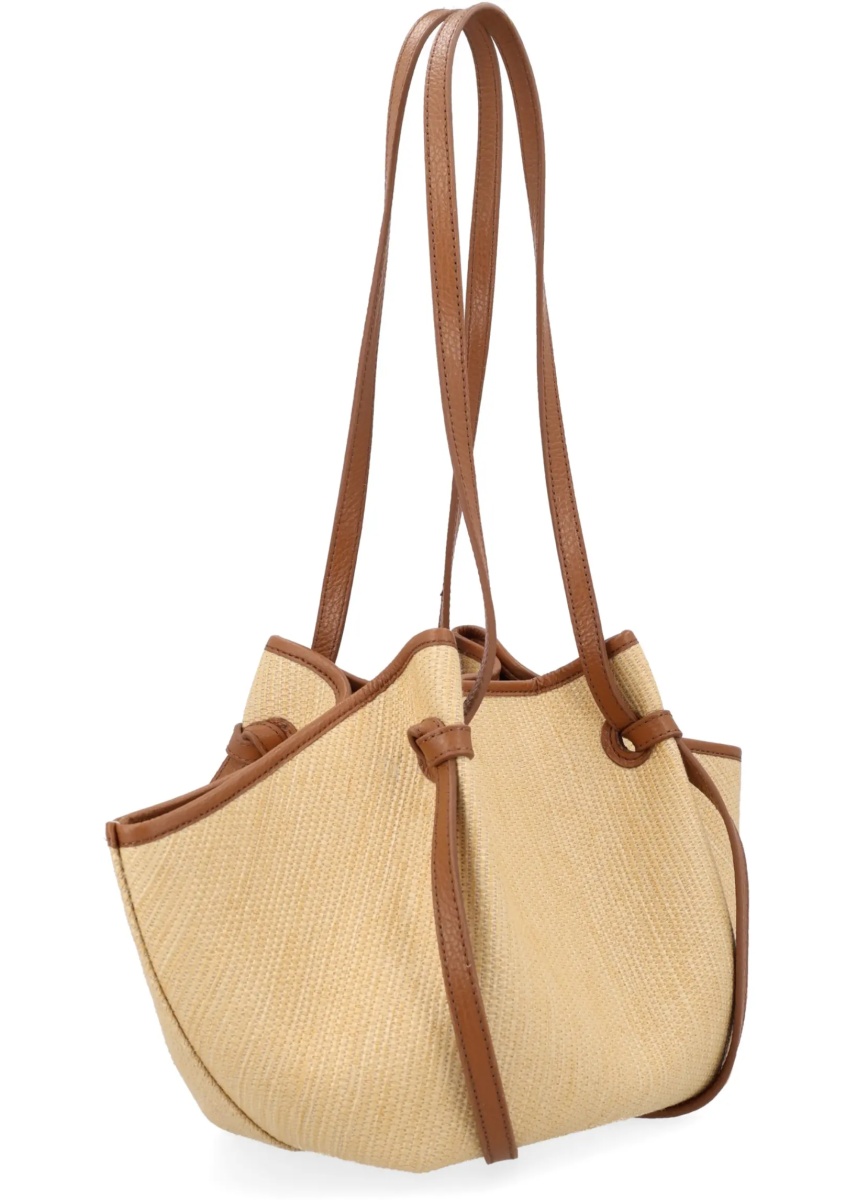 Geanta de umar Borsa "Mochi" In Raffia - Img 3
