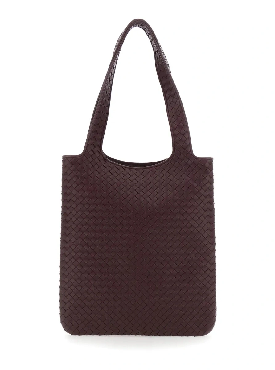 Geanta de umar Bottega Veneta mov din piele 'Veneto' - Img 2