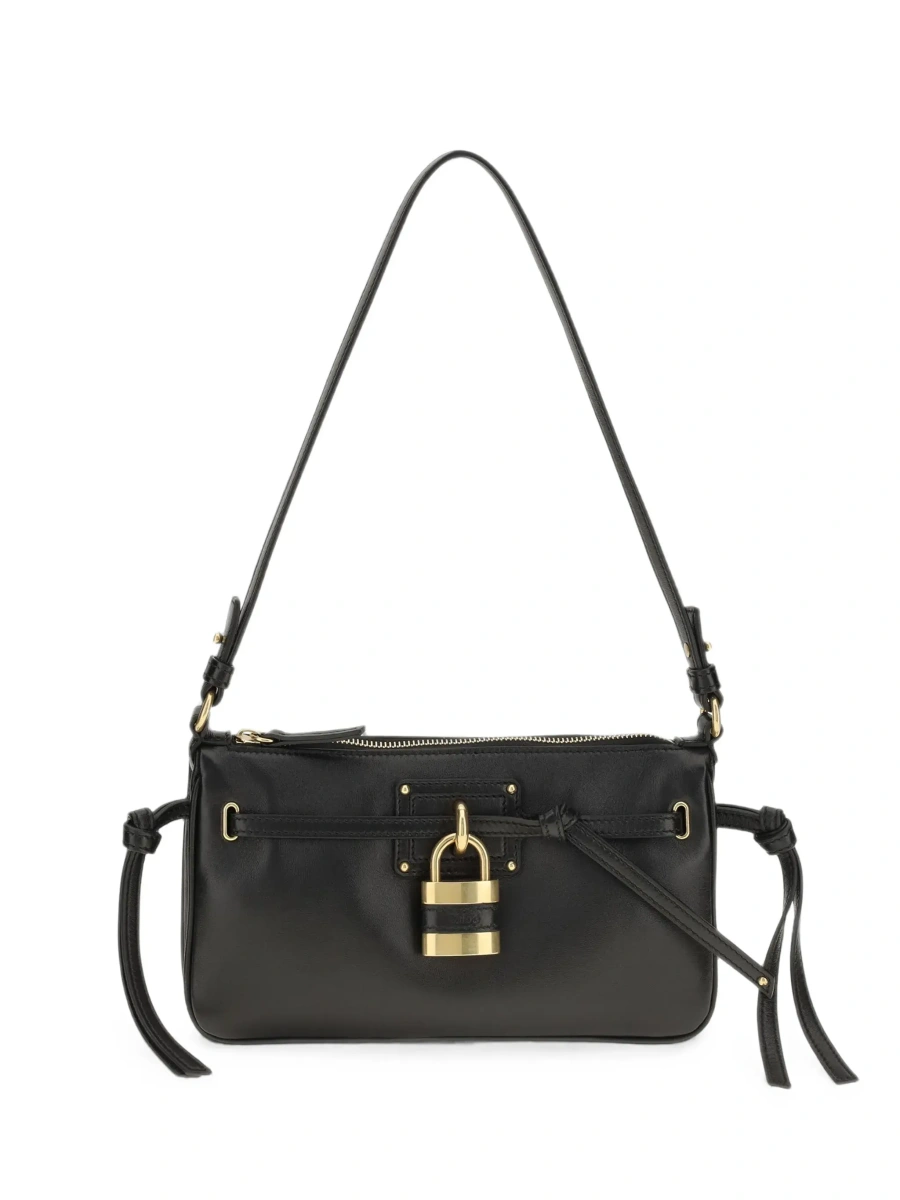 Geanta de umar Chloe neagra din piele 'Paddington' - Img 7