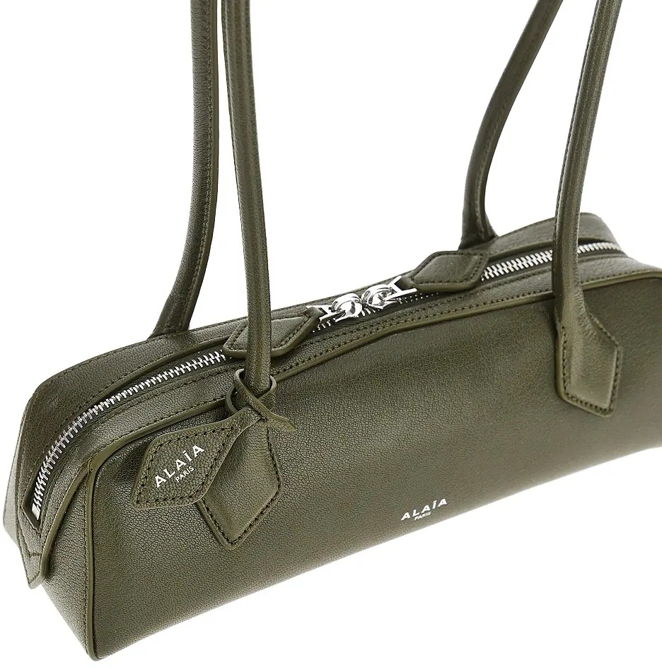 Geanta de umar Grained leather small 'Le Teckel' bag - Img 4