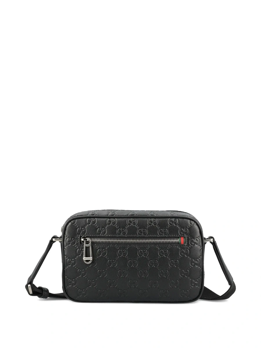 Geanta de umar Gucci neagra din piele - Img 4