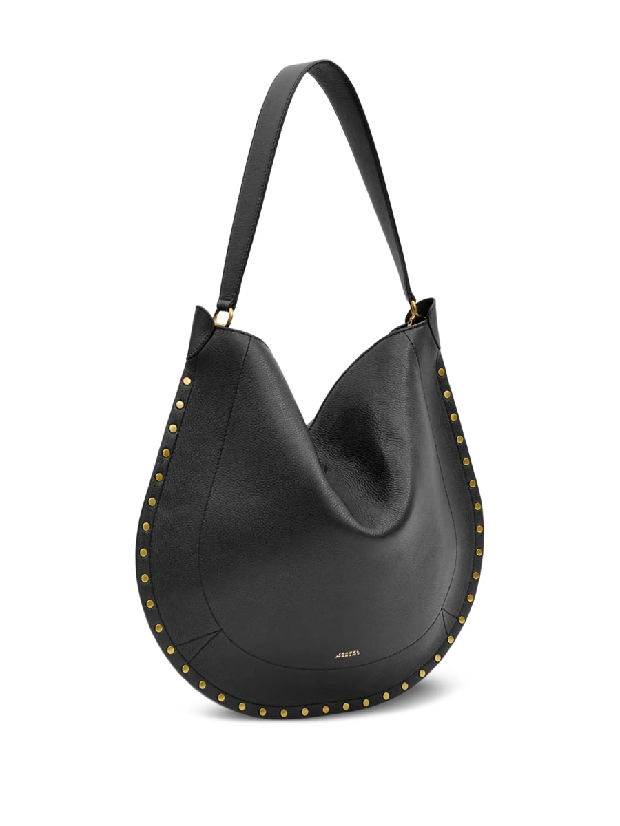 Geanta de umar Isabel Marant neagra din piele - Img 4