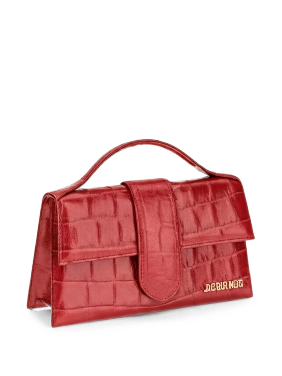 Geanta de umar JACQUEMUS Bambino rosie din piele - Img 3