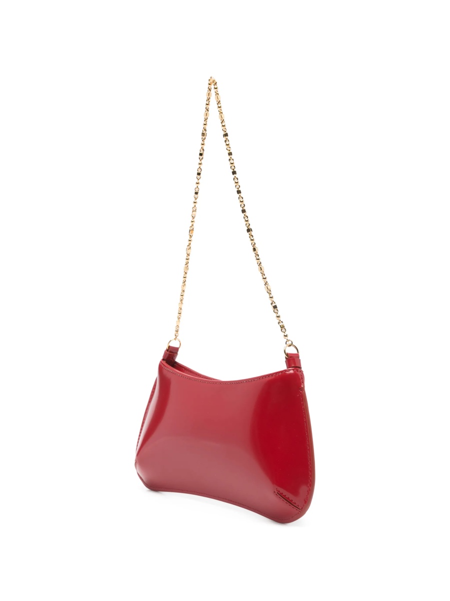 Geanta de umar JACQUEMUS Bisou rosie din piele - Img 3