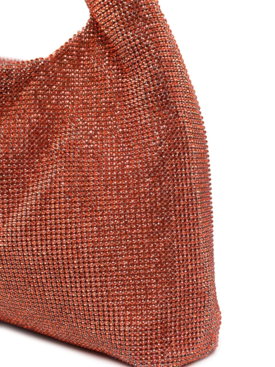 Geanta de umar KARA portocalie din material textil - Img 4