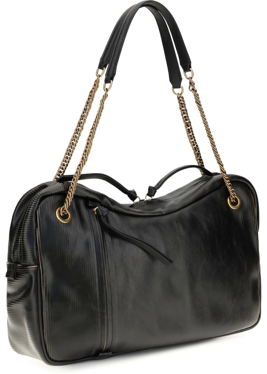 Geanta de umar Large Dolce textured leather Shoulder Bag - Img 3