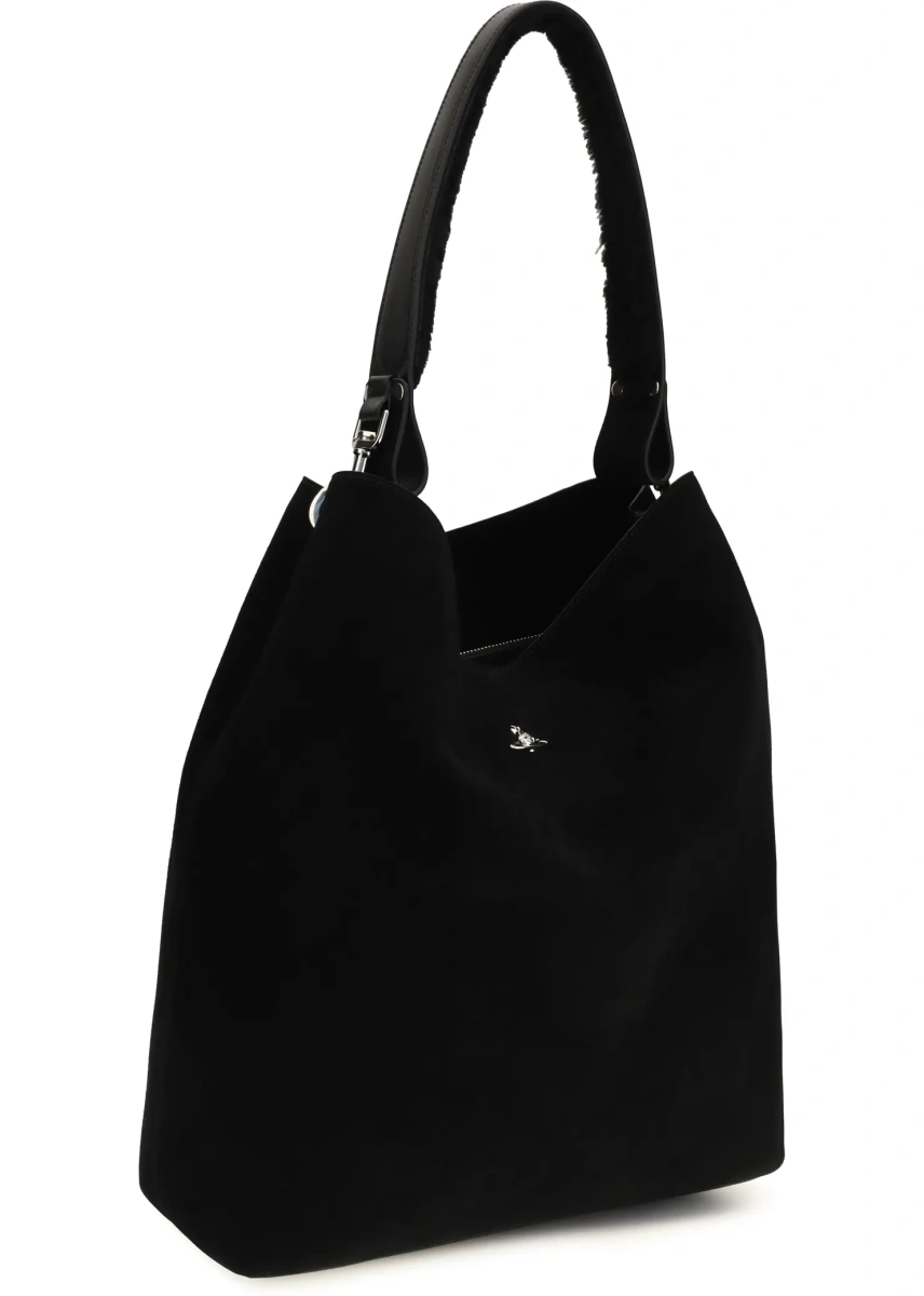 Geanta de umar Large Lottie suede Shopping Bag - Img 2