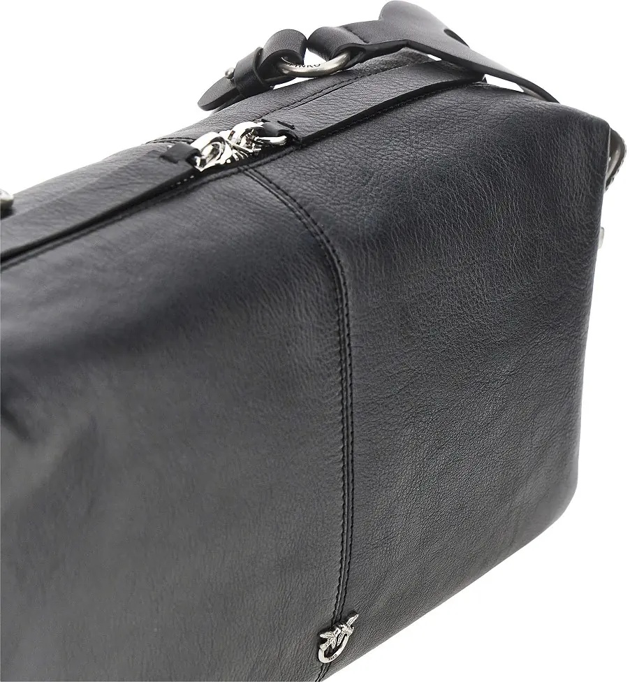 Geanta de umar Leather medium 'Keeper' shoulder bag - Img 4