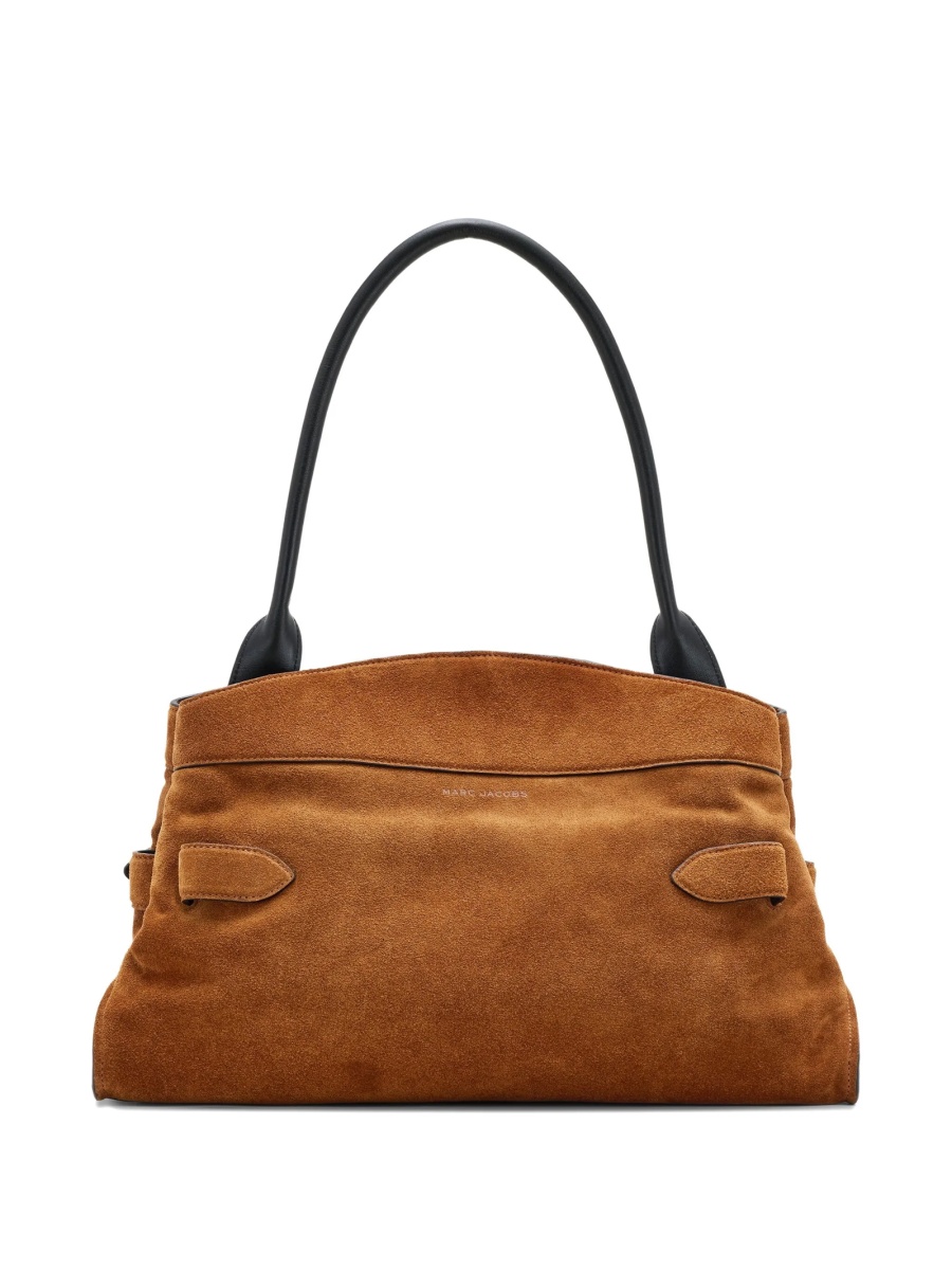 Geanta de umar Marc Jacobs maro din piele intoarsa - Img 3