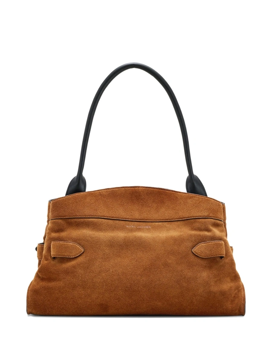 Geanta de umar Marc Jacobs maro din piele intoarsa - Img 3
