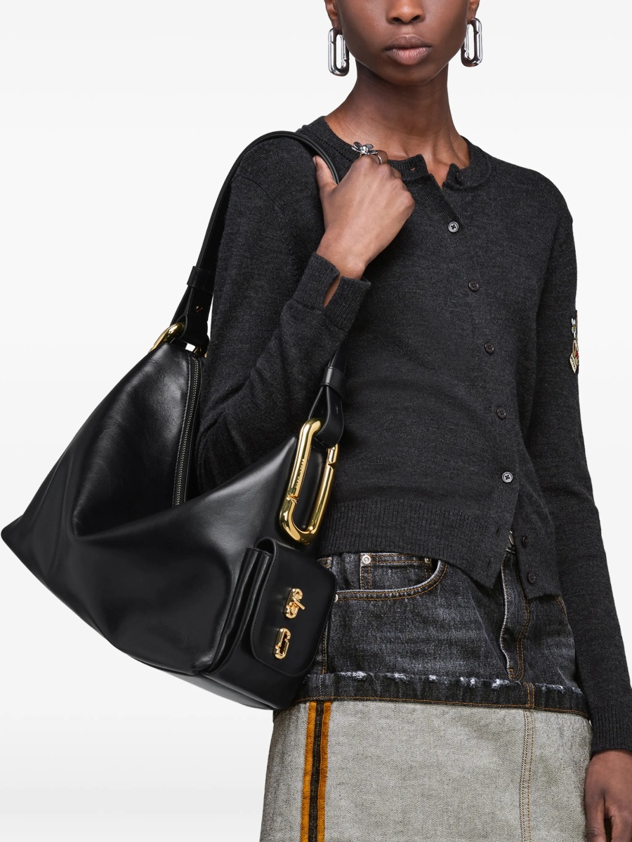 Geanta de umar Marc Jacobs neagra din piele - Img 2