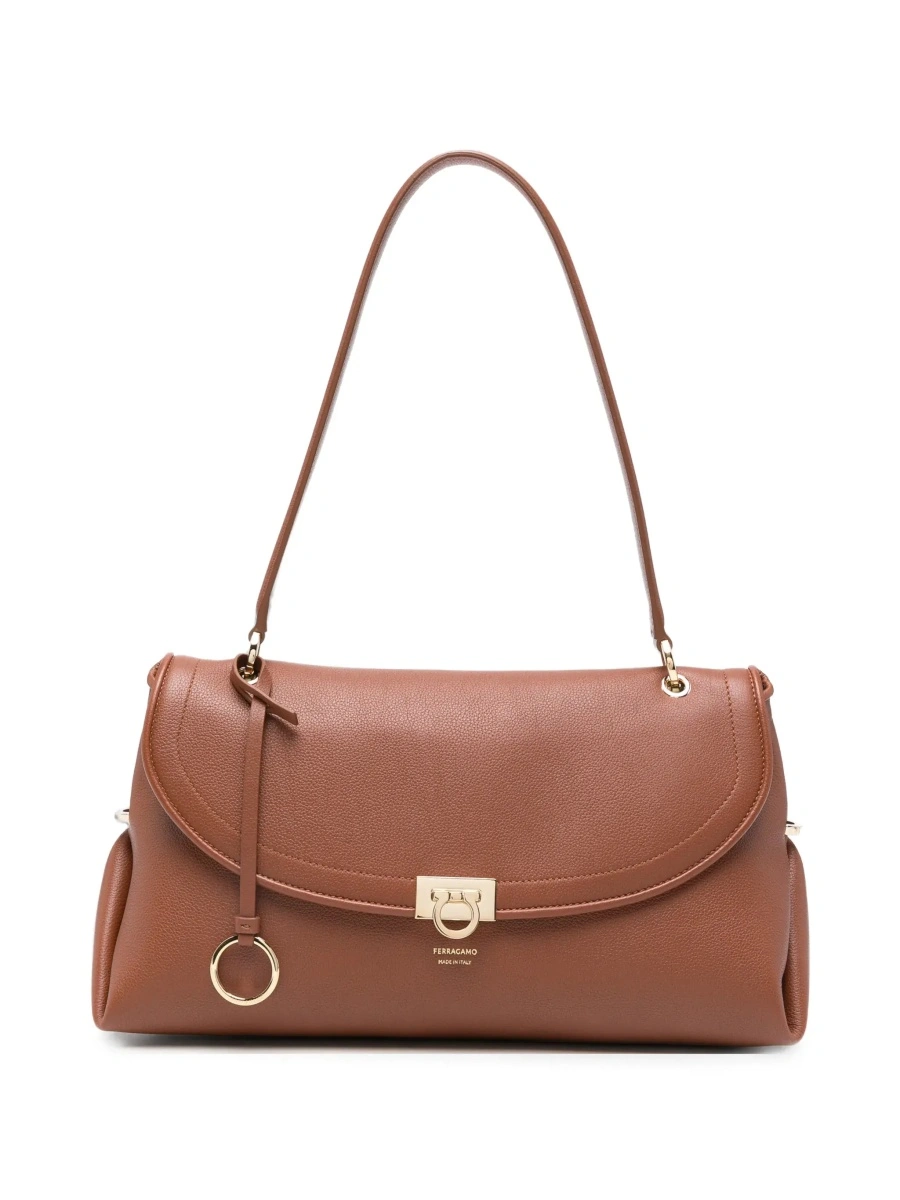 Geanta de umar Medium "Gancini" Shoulder Bag - Img 10
