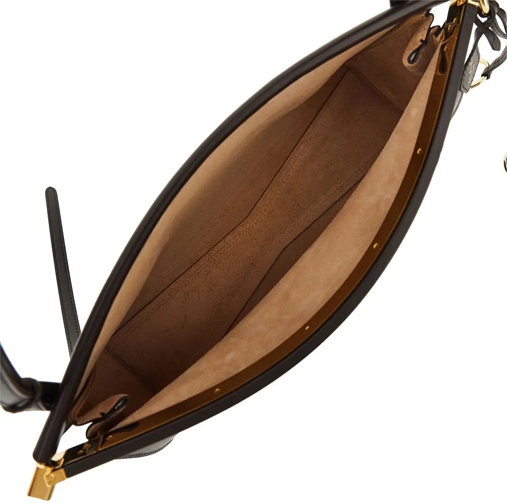Geanta de umar Medium 'Le Click East West' leather bag - Img 3