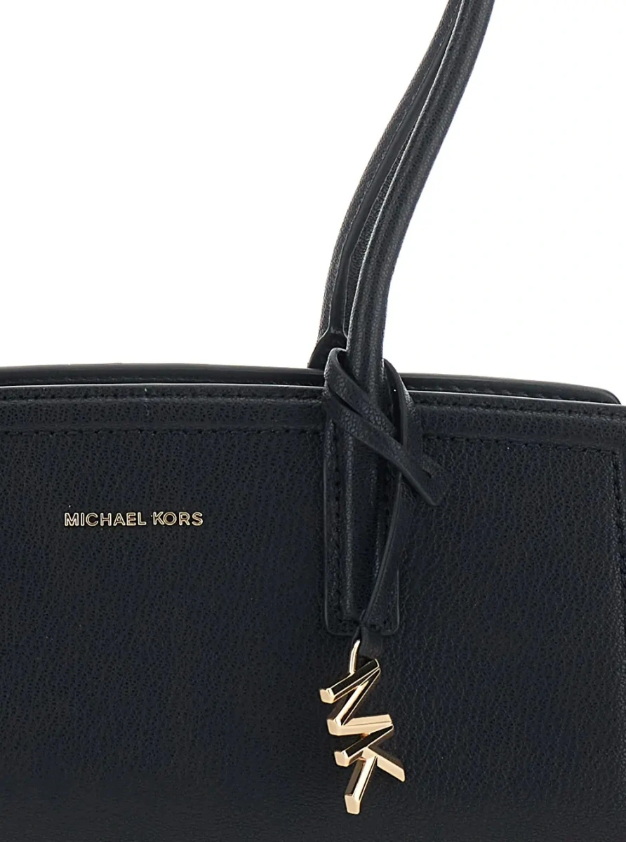 Geanta de umar Michael Kors neagra din piele 'Laila' - Img 3