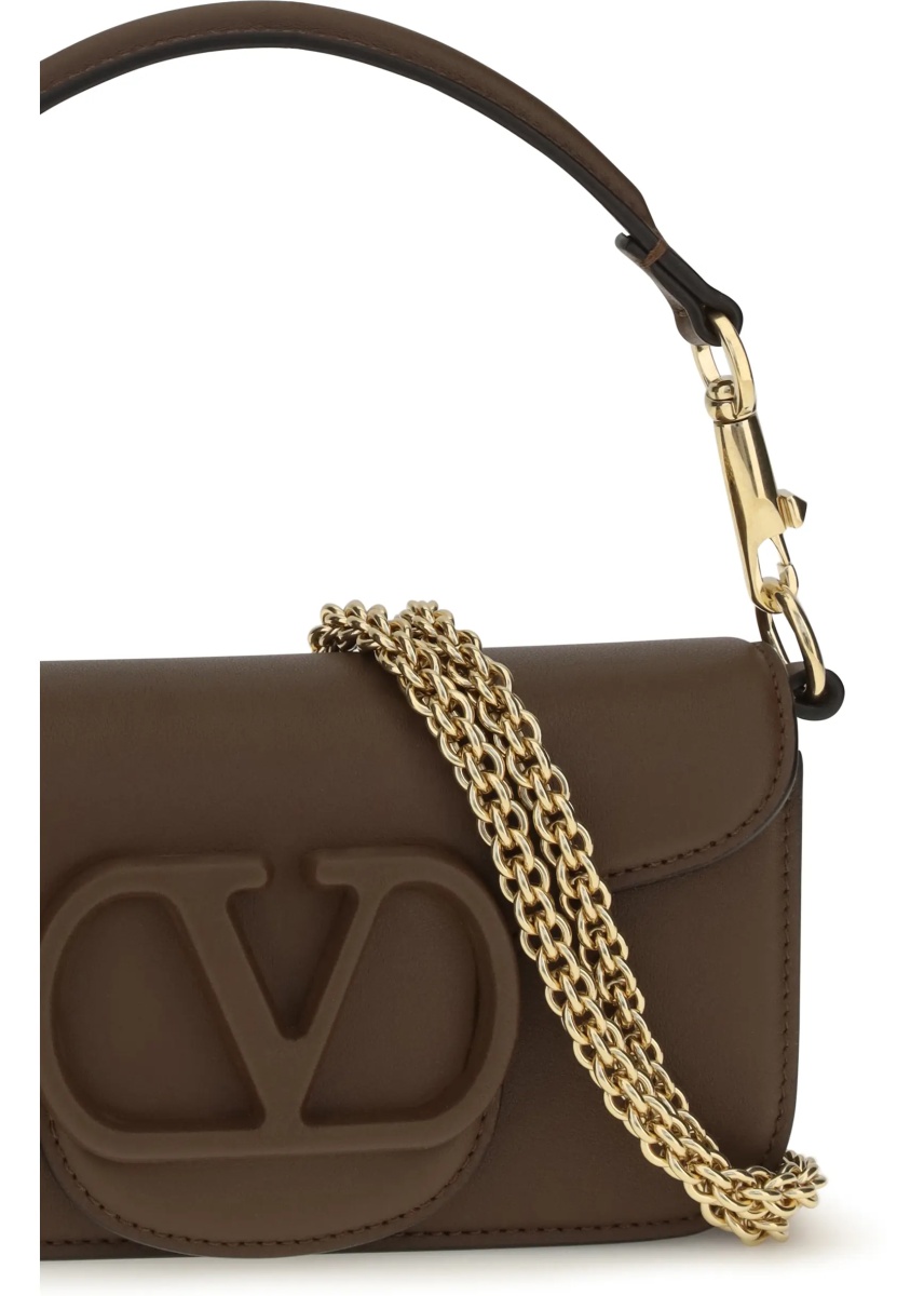 Geanta de umar Mini Locò Shoulder Bag in calfskin - Img 4