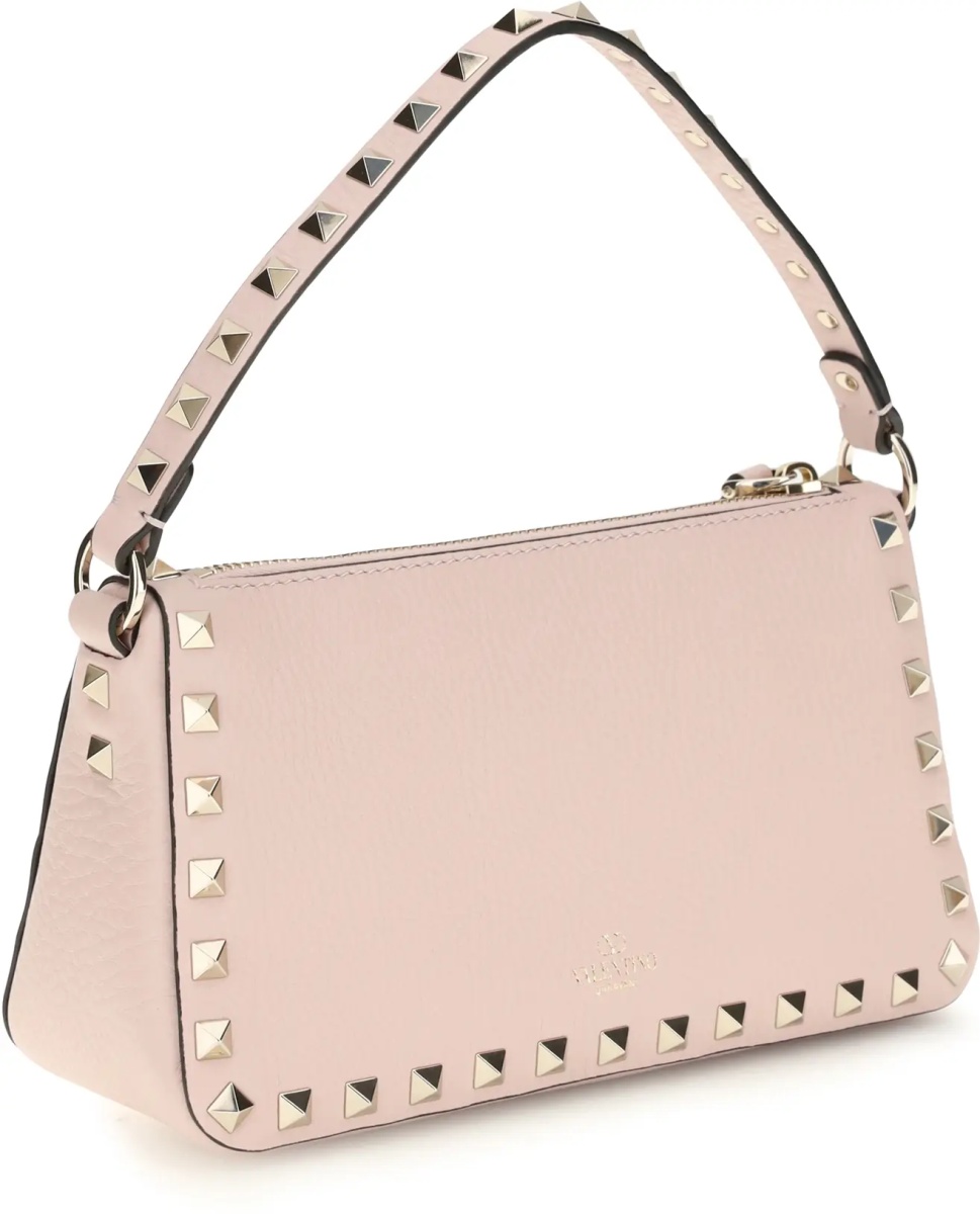 Geanta de umar Rockstud leather Shoulder Bag - Img 3