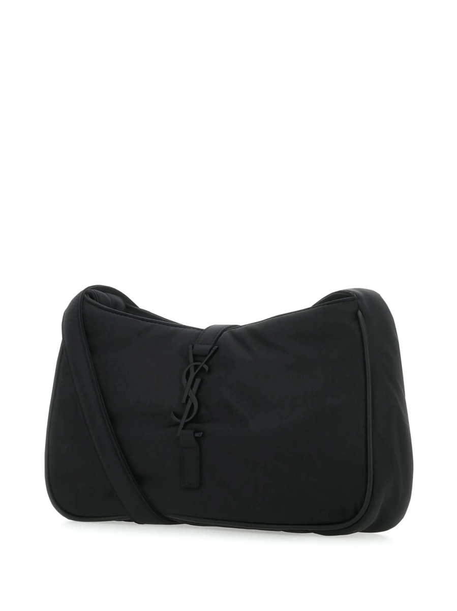 Geanta de umar Saint Laurent neagra din nylon si bos taurus - Img 3