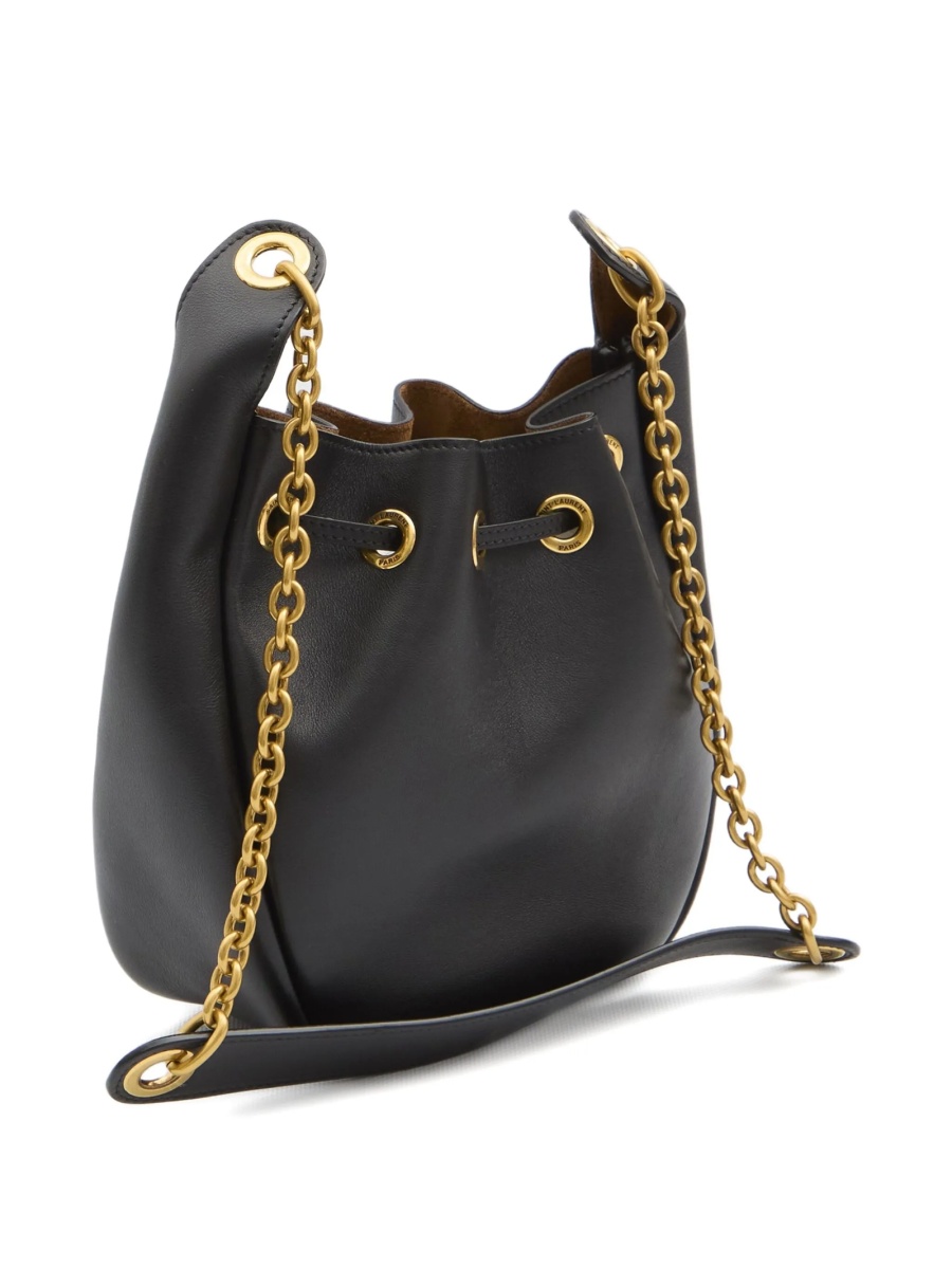 Geanta de umar Saint Laurent neagra din piele - Img 2