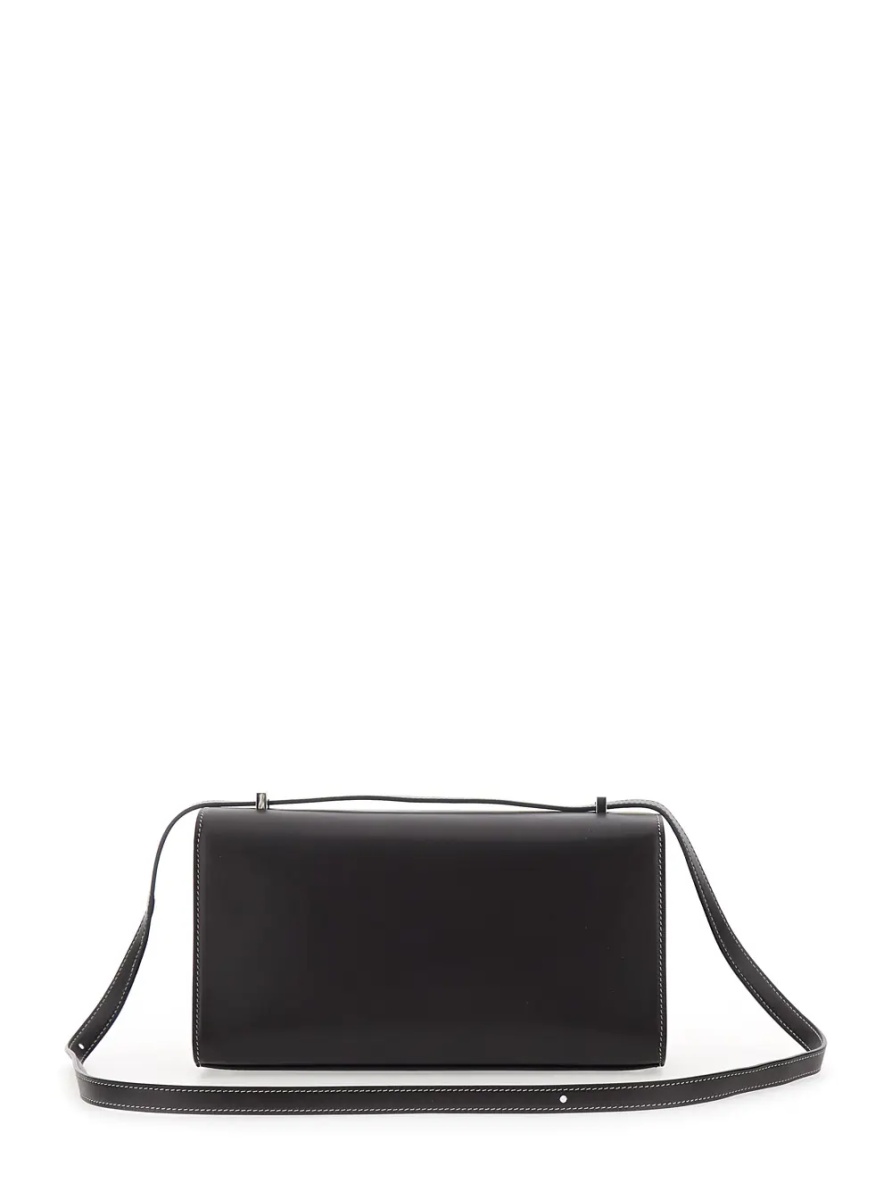 Geanta de umar Shoulder Bag 'Simmetry' with Top Strap and Turn Lock Closure in Brown Leather for Women - Img 2
