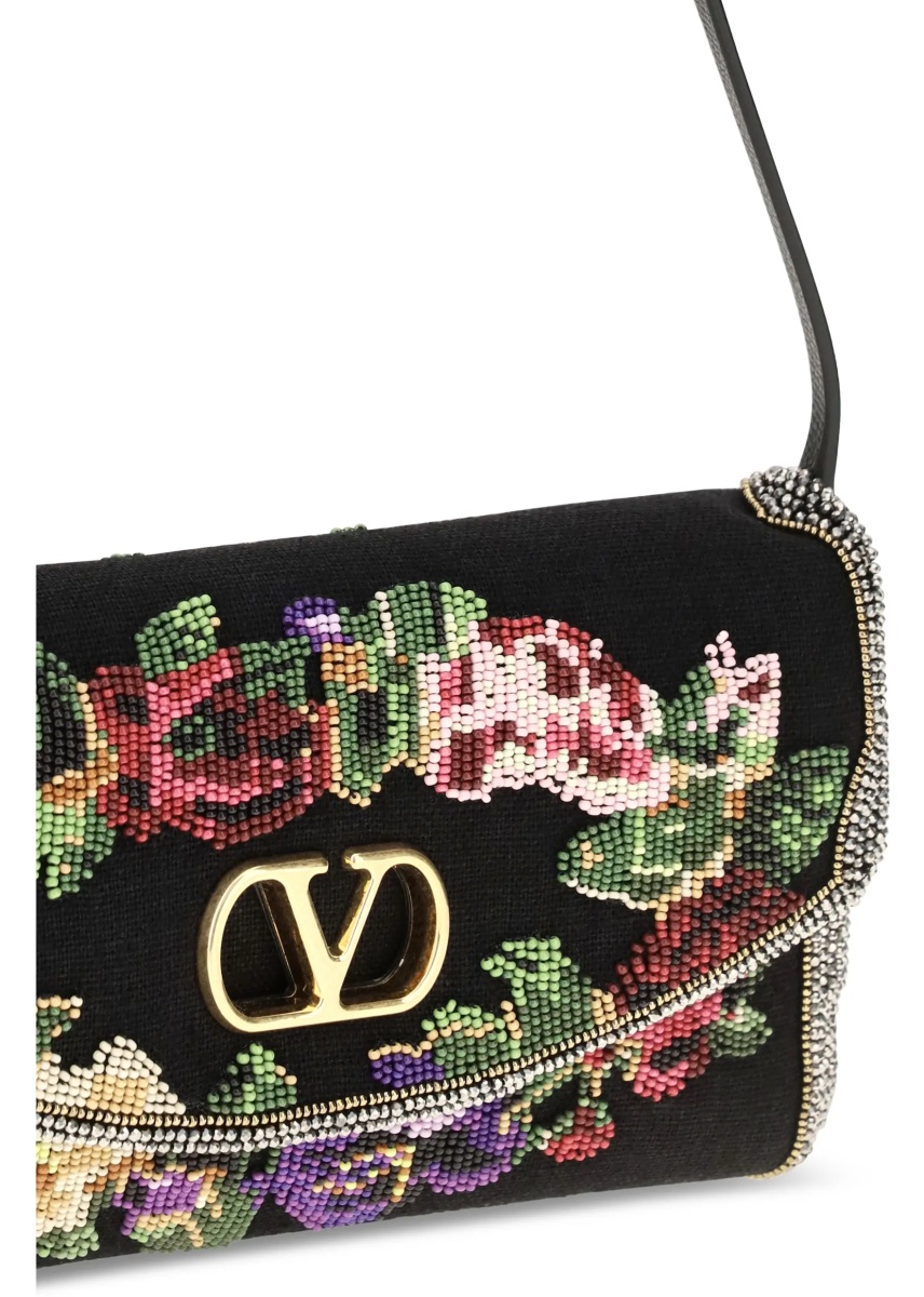 Geanta de umar Small embroidered Devain Shoulder Bag - Img 4