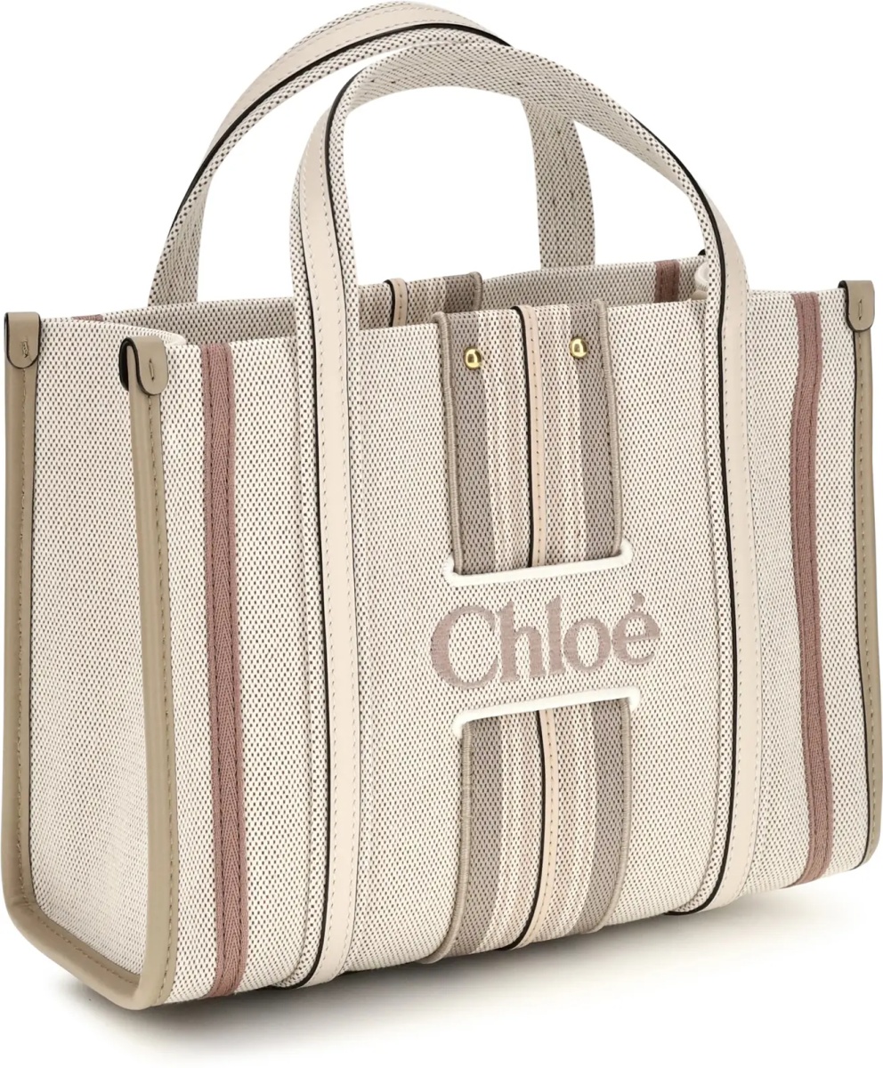 Geanta de umar Small Woody Loop canvas Tote Bag - Img 2