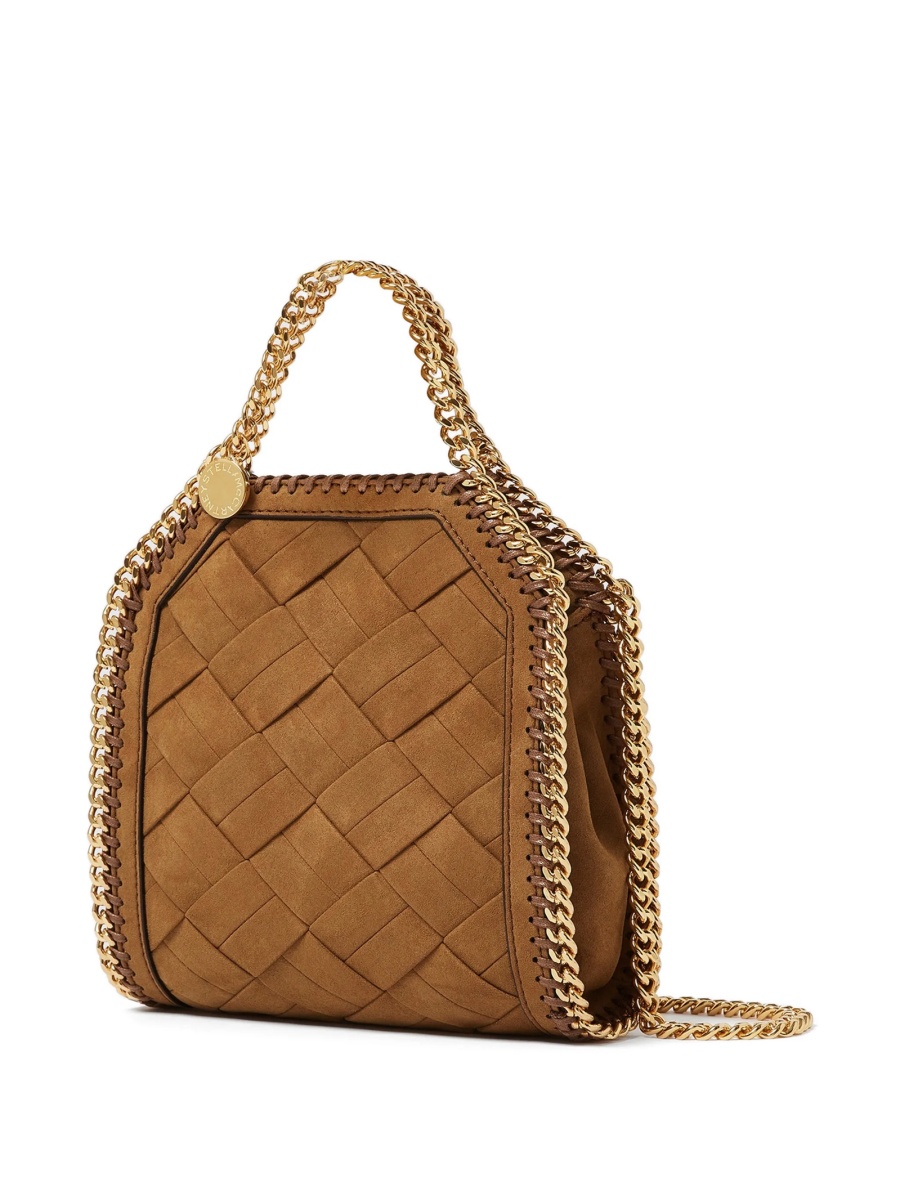 Geanta de umar Stella McCartney falabella maro din poliamida - Img 3
