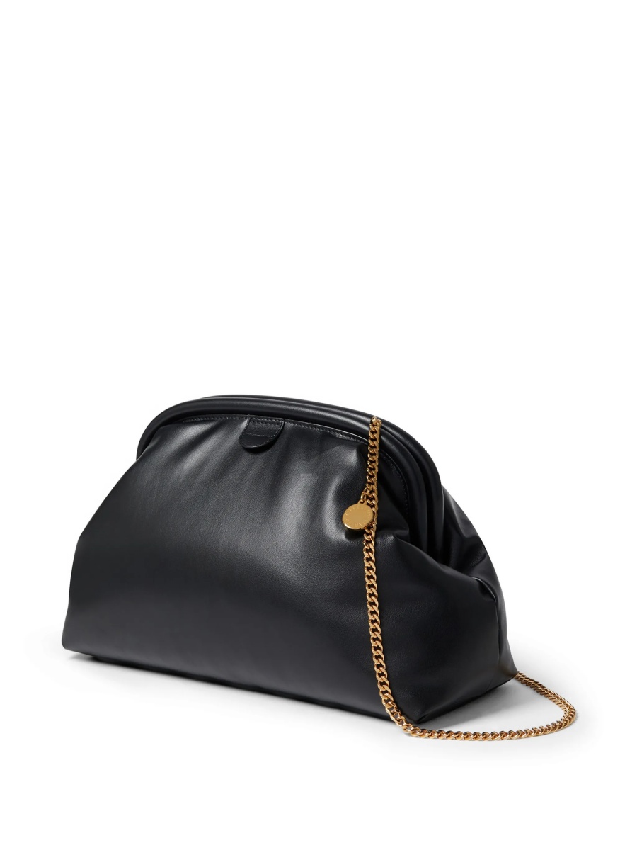 Geanta de umar Stella McCartney falabella neagra din polyester - Img 3