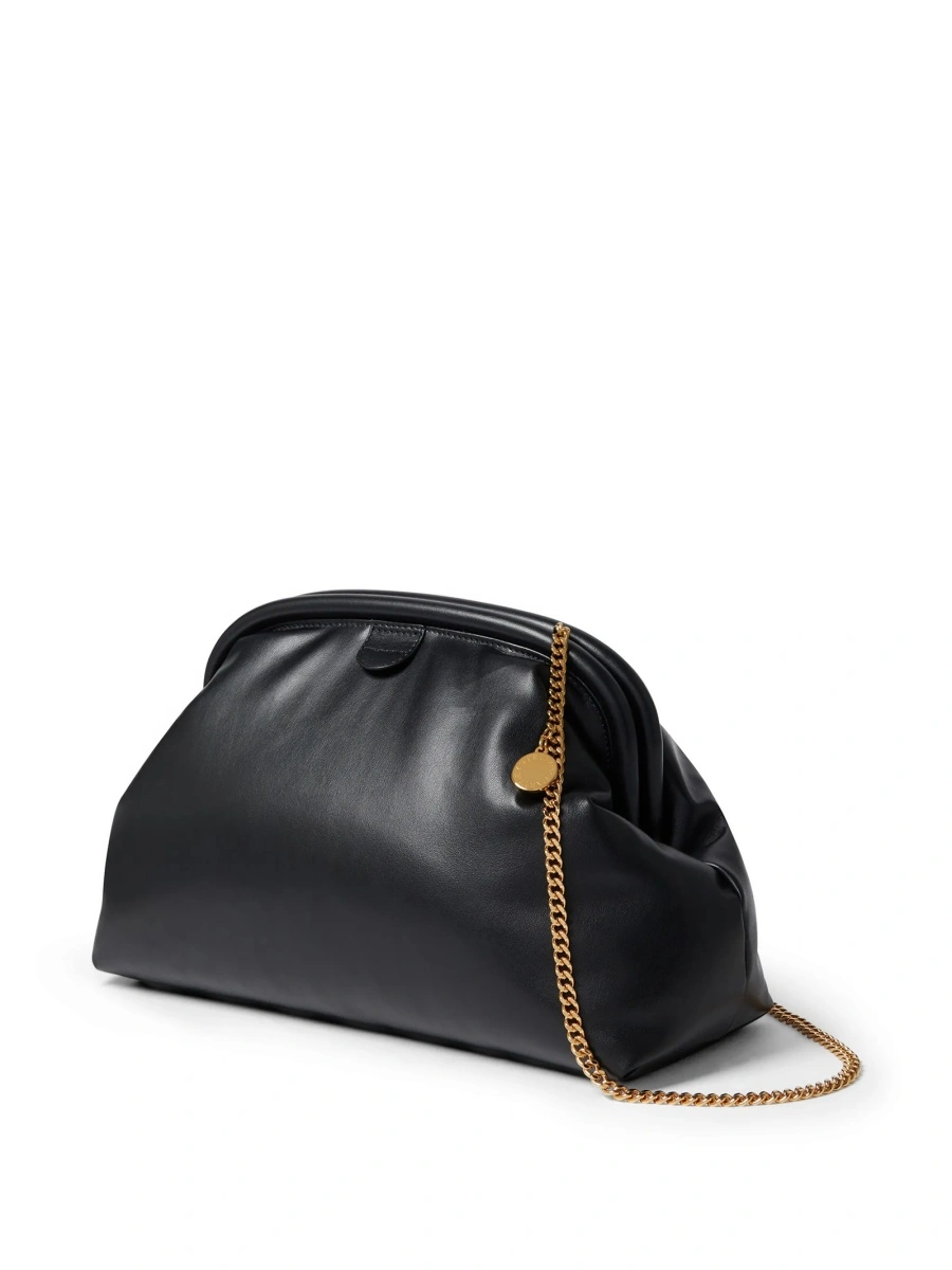 Geanta de umar Stella McCartney falabella neagra din polyester - Img 3