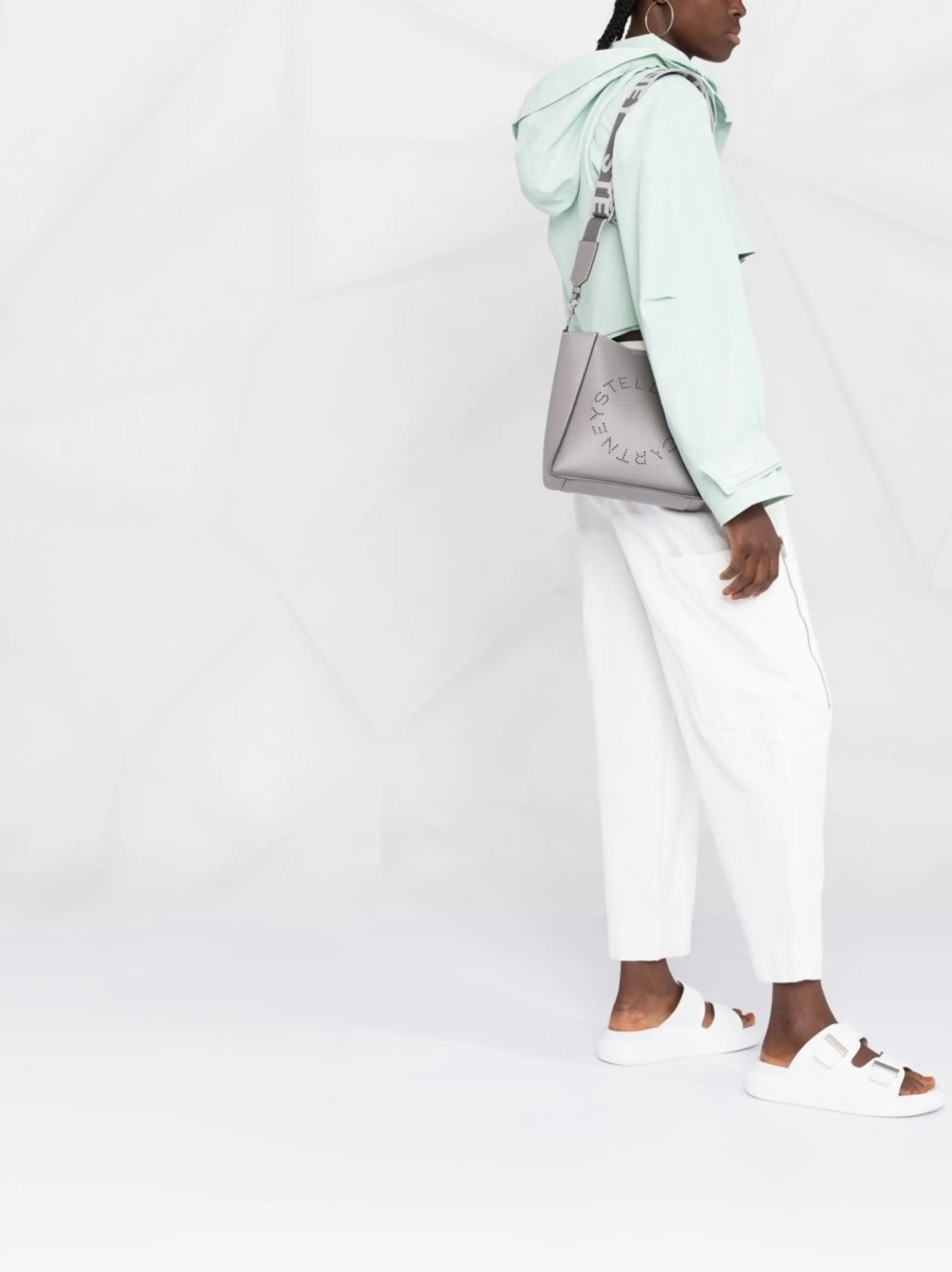 Geanta de umar Stella McCartney gri din poliuretan - Img 2