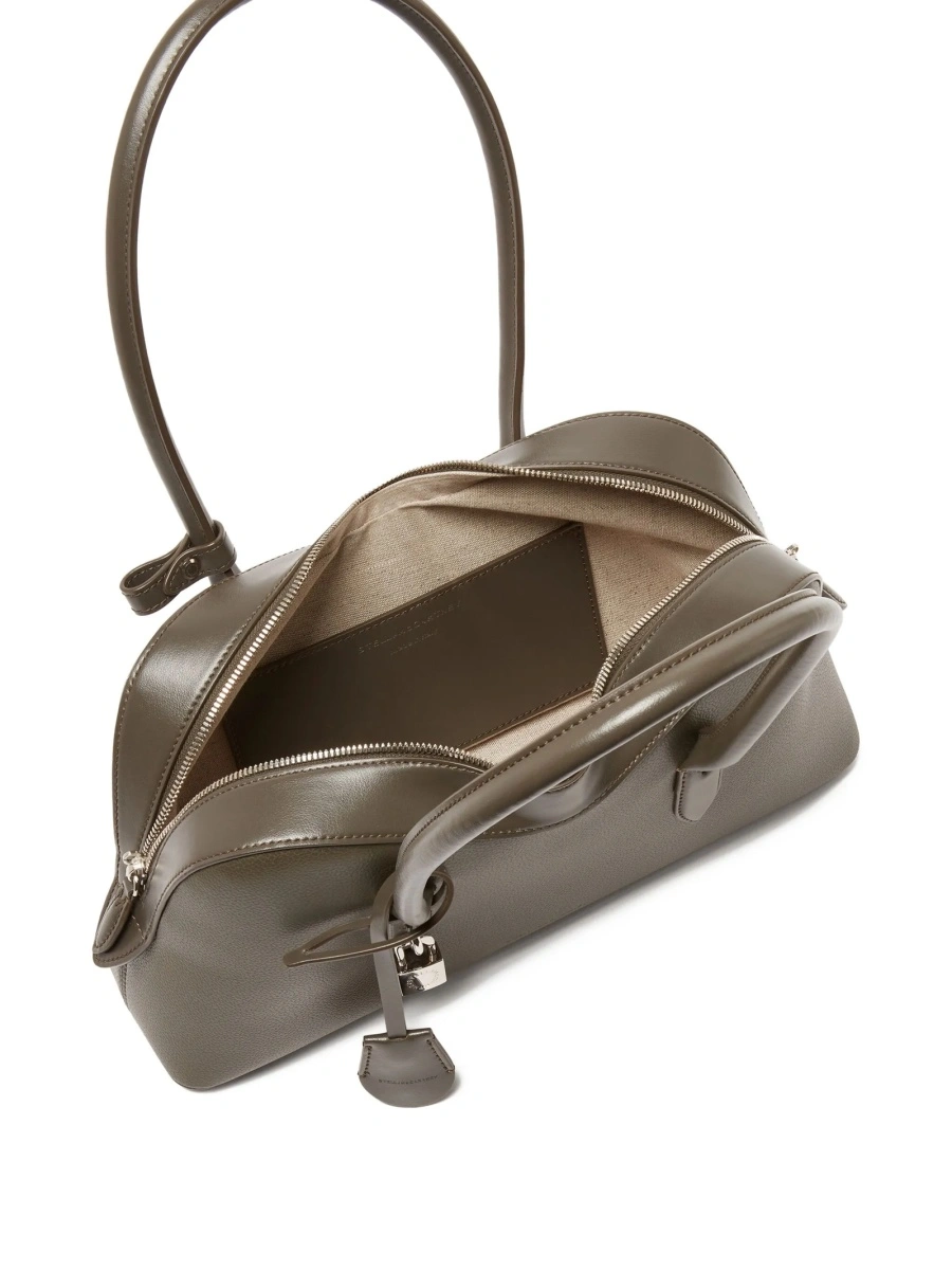 Geanta de umar Stella McCartney verde din poliamida - Img 4