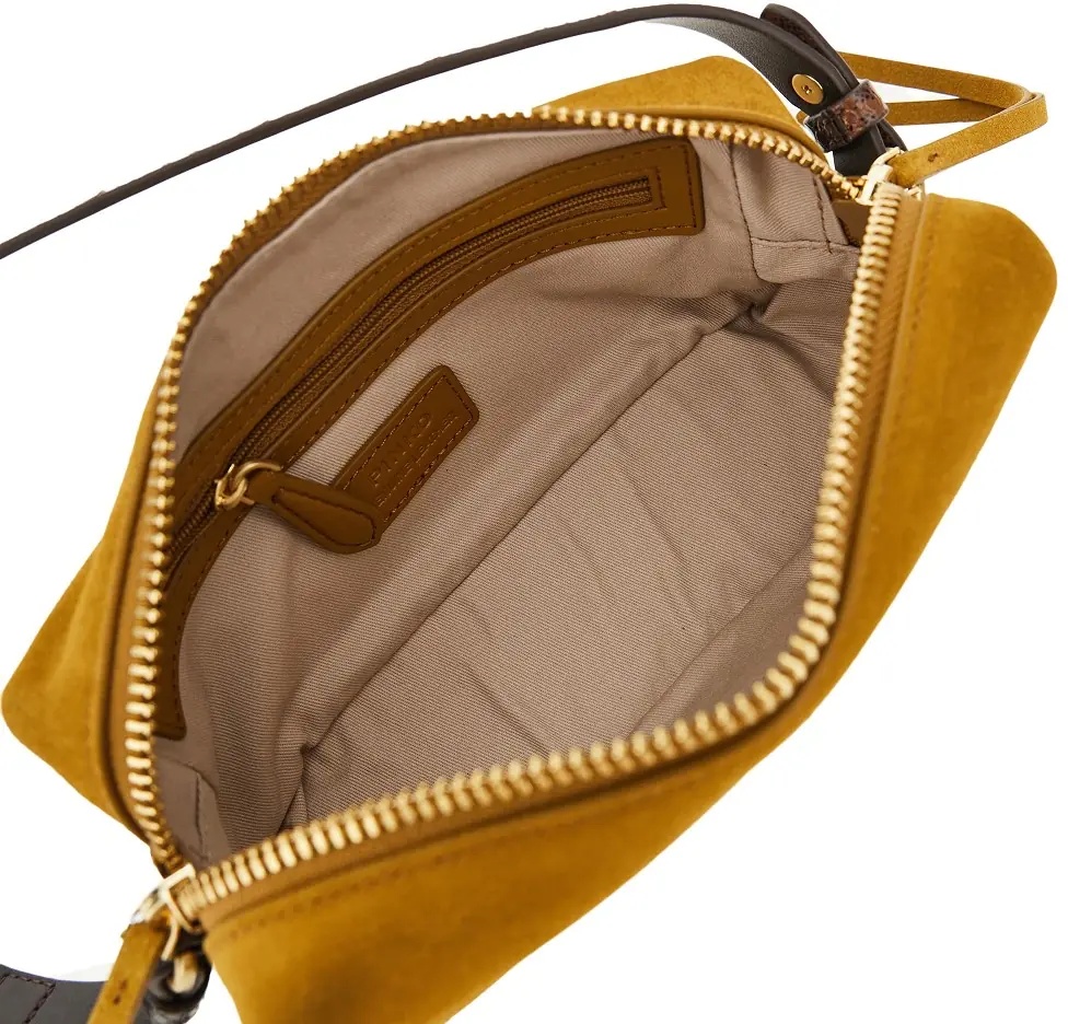 Geanta de umar Suede leather Mini crossbody bag - Img 3