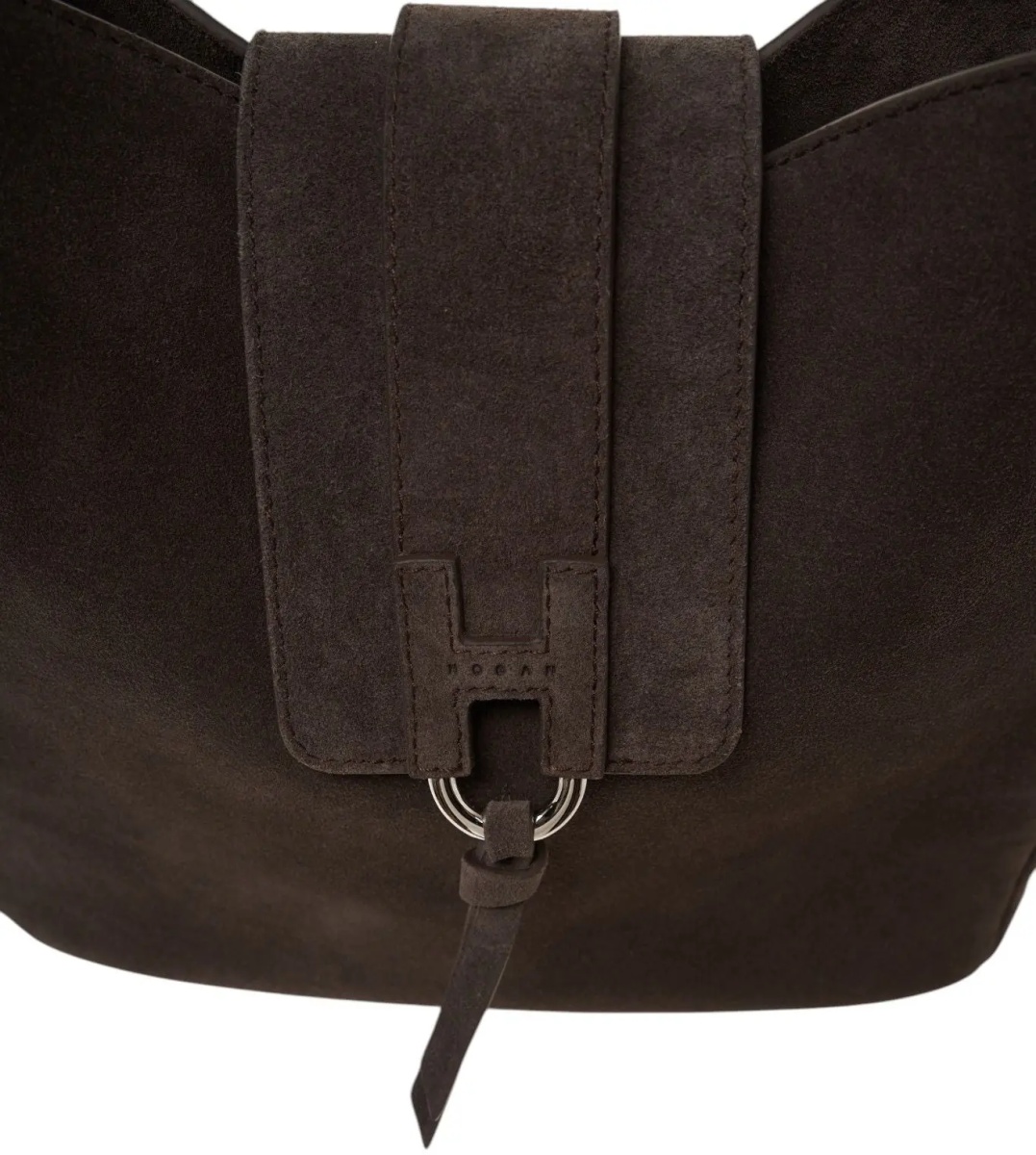 Geanta de umar Suede shoulder bag - Img 5