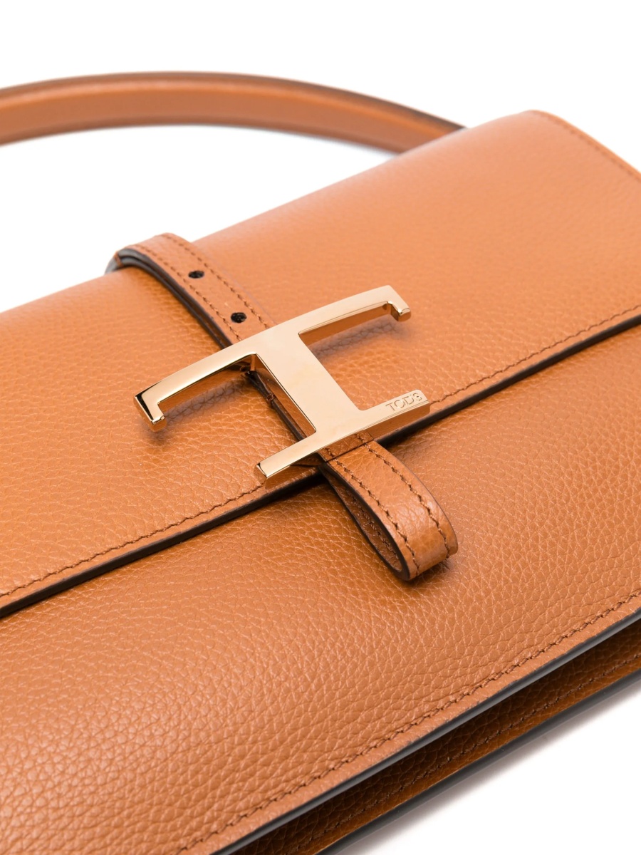 Geanta de umar TOD'S maro din piele - Img 4