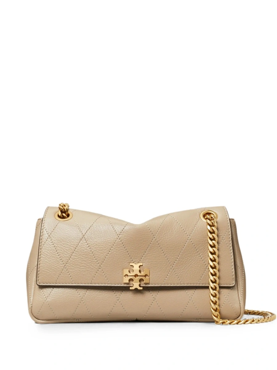 Geanta de umar Tory Burch gri din piele intoarsa - Img 7